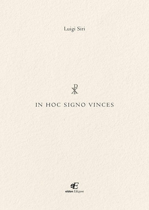 Siri In hoc Signo Vinces Eidon Edizioni Copertina Fronte